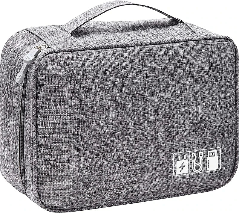 Premium Portable Electronics Organizer Travel Case – Cable & Gadget Storage Bag
