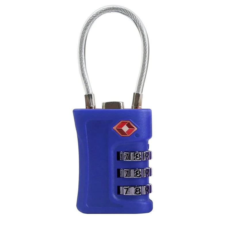 Premium TSA Approved 3-Digit Combination Luggage Lock – Durable Zinc Alloy Travel Lock