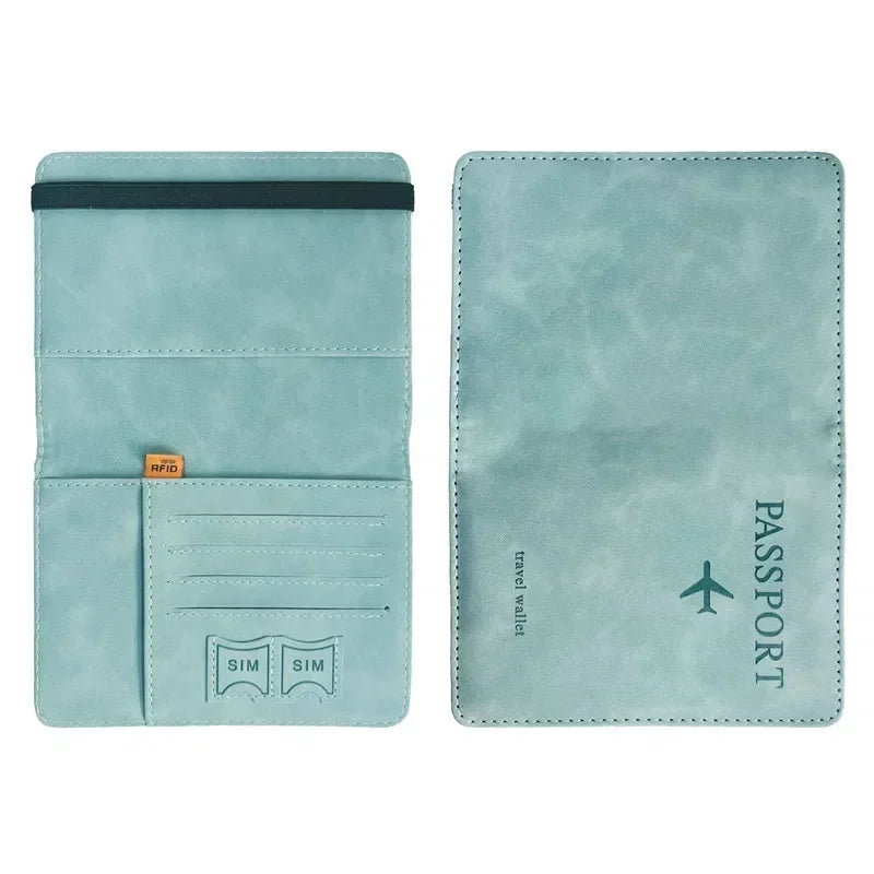 Premium RFID Blocking Passport Wallet & Travel Card Holder