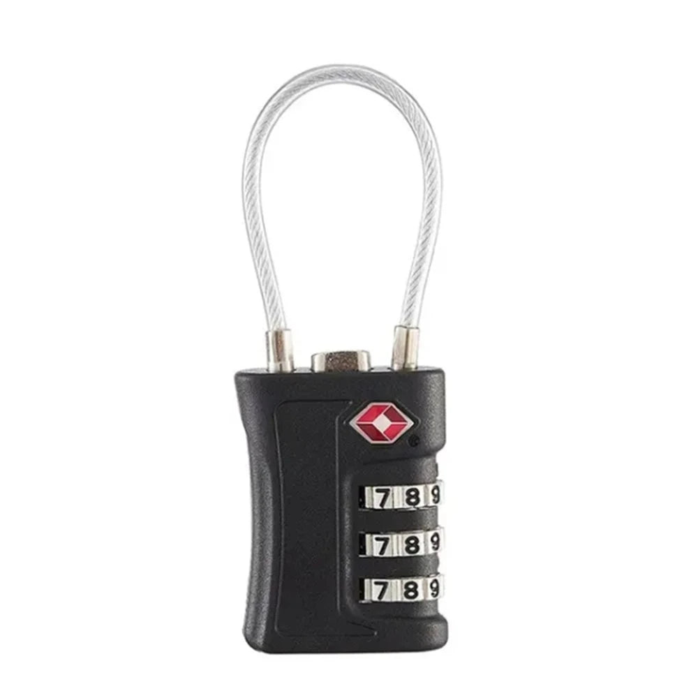 Premium TSA Approved 3-Digit Combination Luggage Lock – Durable Zinc Alloy Travel Lock