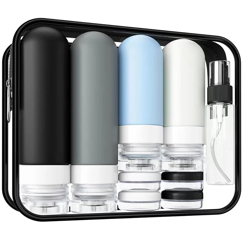 17-Piece TSA-Approved Travel Bottle Set