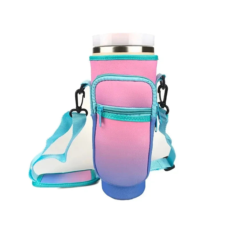 Premium Water Bottle Carrier Bag with Adjustable Shoulder Strap