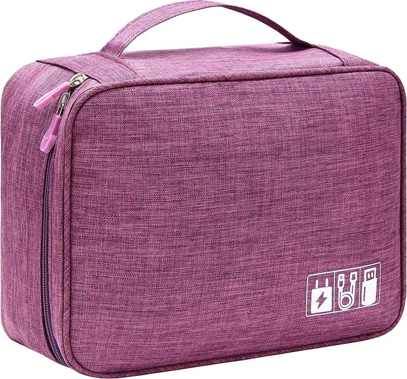 Premium Portable Electronics Organizer Travel Case – Cable & Gadget Storage Bag