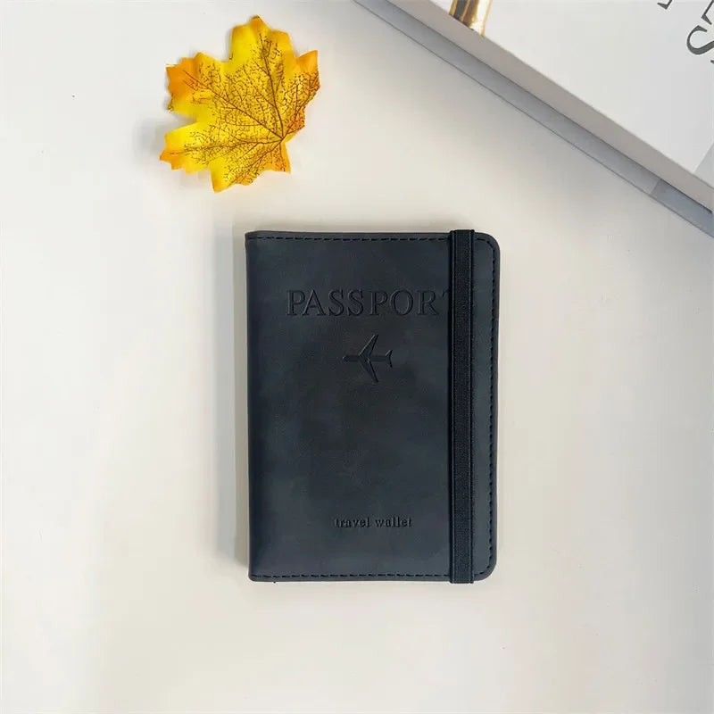 Premium RFID Blocking Passport Wallet & Travel Card Holder
