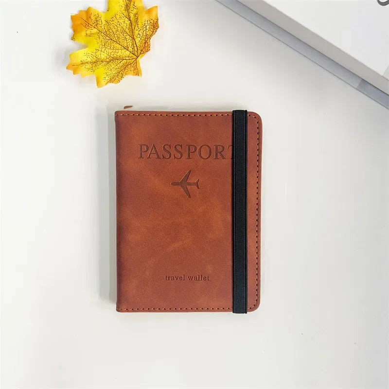 Premium RFID Blocking Passport Wallet & Travel Card Holder