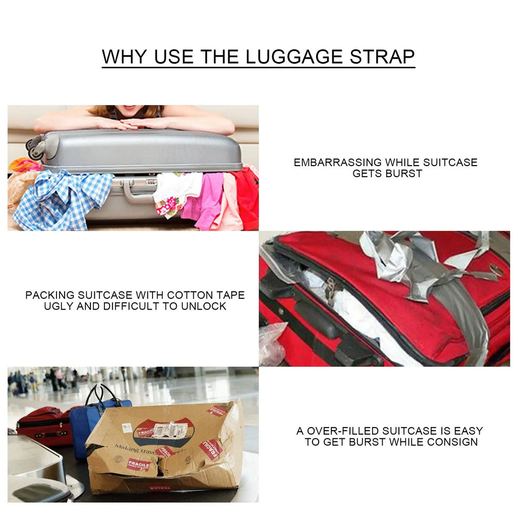 Premium Adjustable Luggage Strap for Suitcases