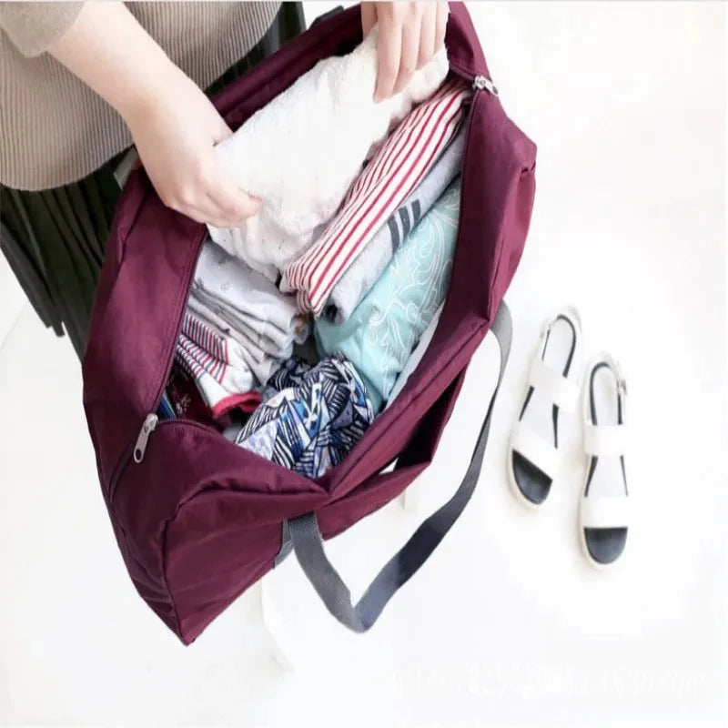 Foldable Travel Duffle Bag | Lightweight Carry-On Weekender Bag
