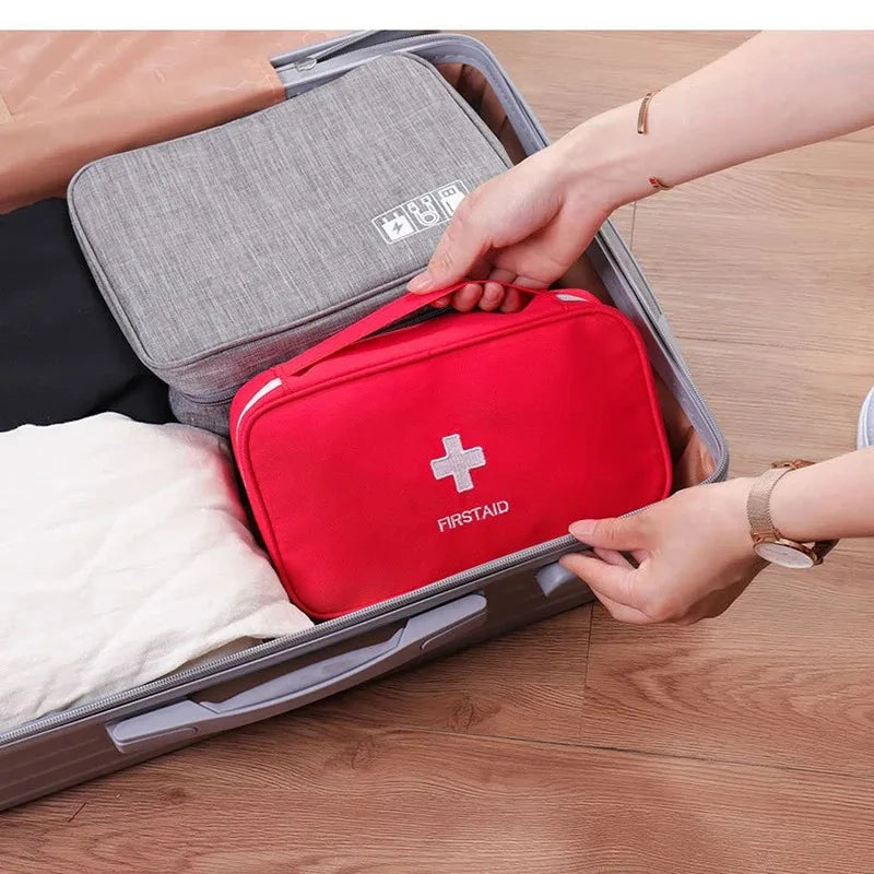 Premium Portable First Aid Kit Bag for Travel, Home, Car & Outdoor Emergencies