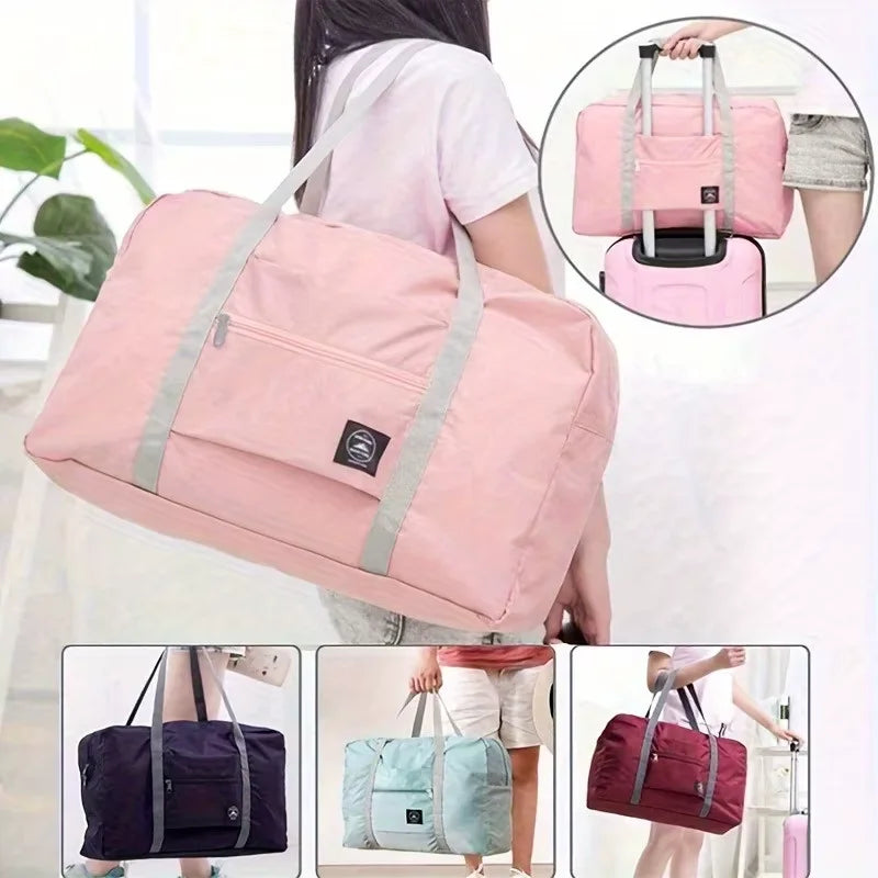 Foldable Travel Duffle Bag | Lightweight Carry-On Weekender Bag