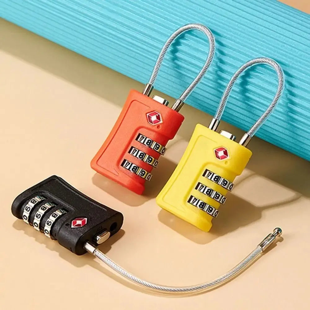 Premium TSA Approved 3-Digit Combination Luggage Lock – Durable Zinc Alloy Travel Lock