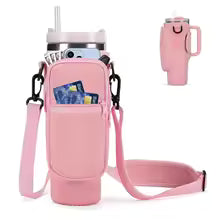 Premium Water Bottle Carrier Bag with Adjustable Shoulder Strap