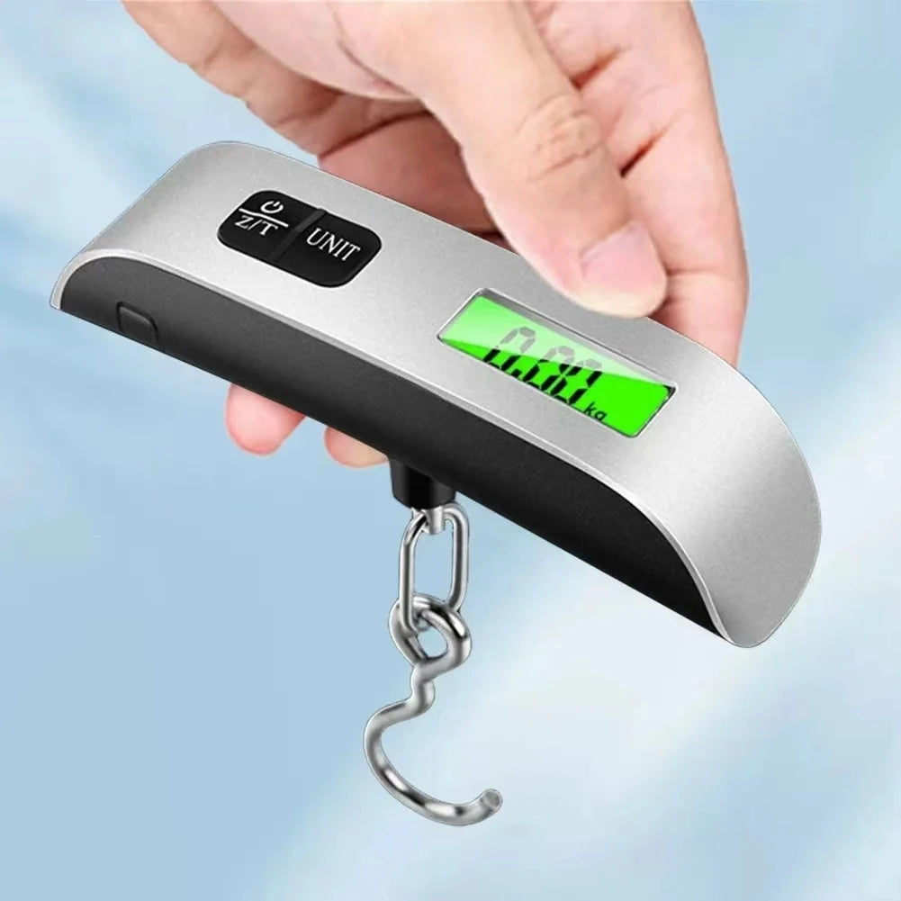 Premium Digital Luggage Scale with LCD Display – 110 lb / 50 kg Portable Travel Weight Scale