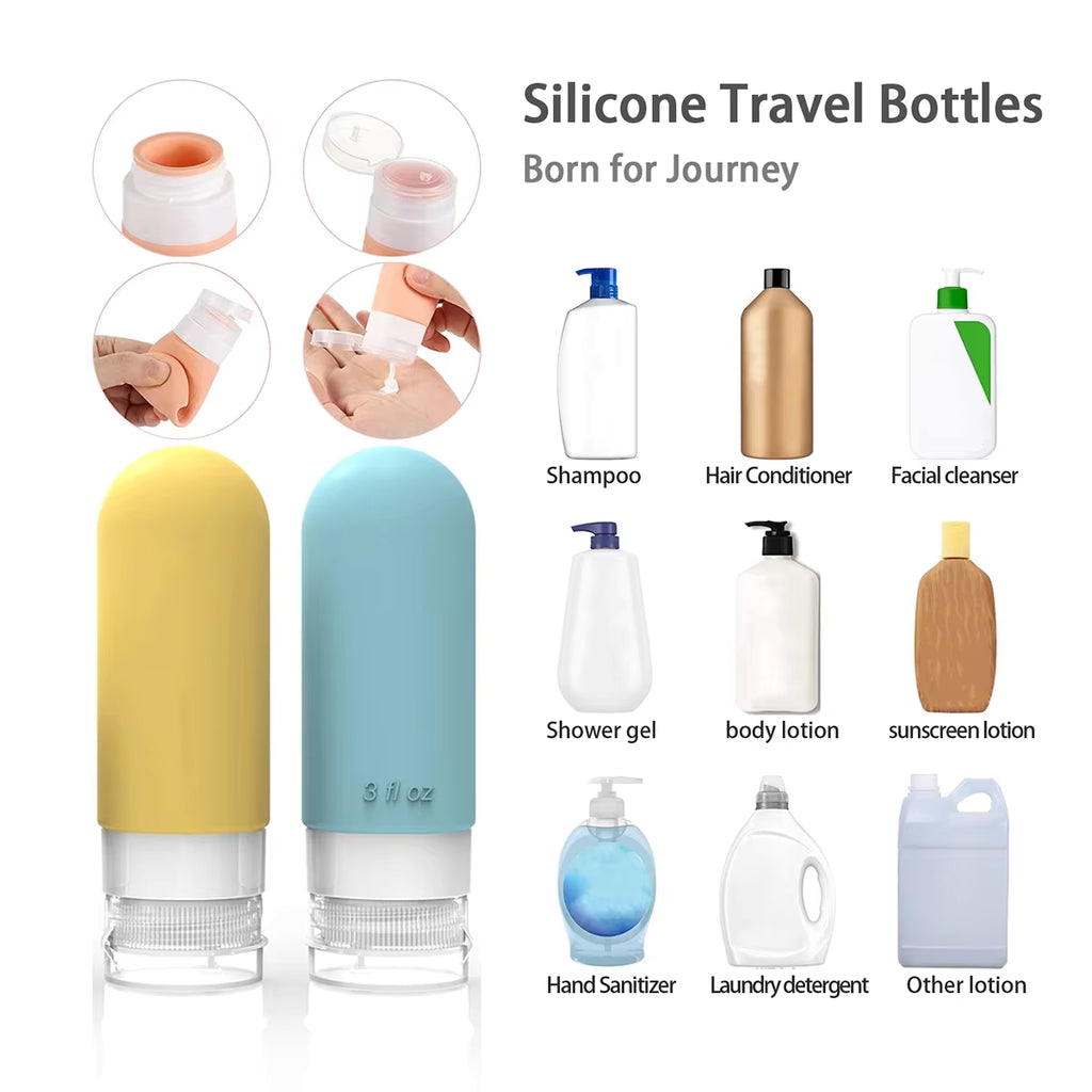 Premium 16-Piece TSA-Approved Travel Bottle Set
