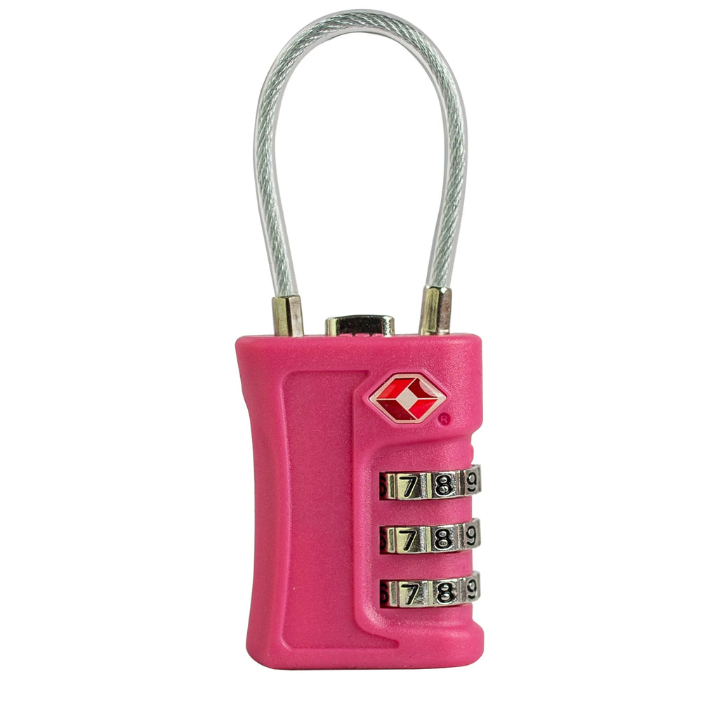 Premium TSA Approved 3-Digit Combination Luggage Lock – Durable Zinc Alloy Travel Lock