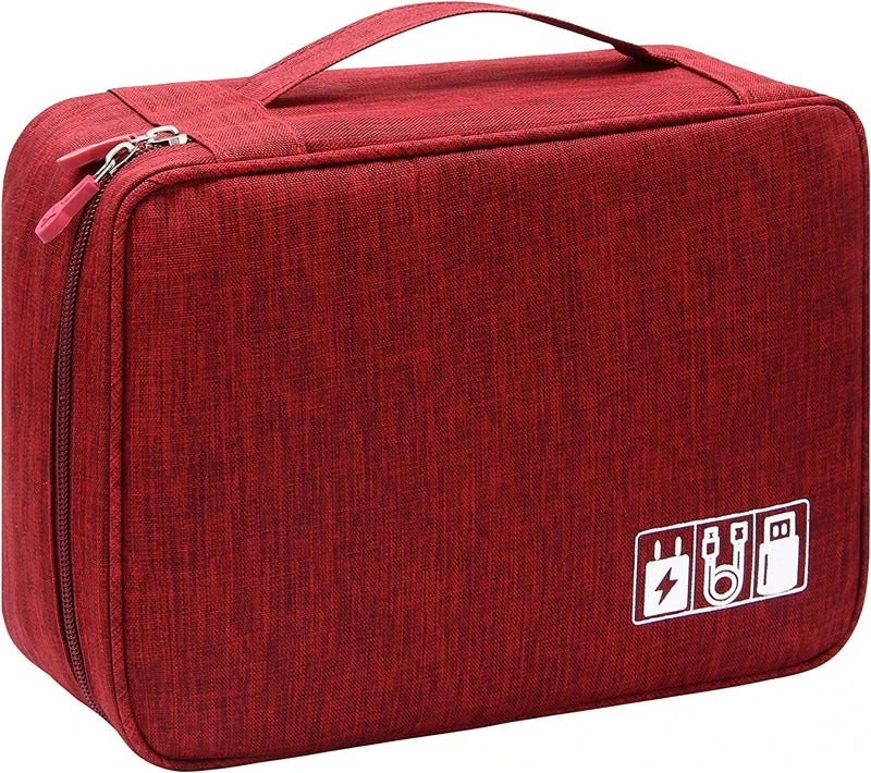 Premium Portable Electronics Organizer Travel Case – Cable & Gadget Storage Bag